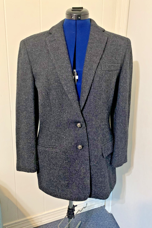 Lauren Ralph Lauren Jackets & Blazers - Lauren Ralph Lauren Blazer Womens Size 14W Black 100% Wool Career Work Office